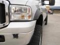 2005 Silver Metallic Ford F350 Super Duty Lariat Crew Cab 4x4  photo #3