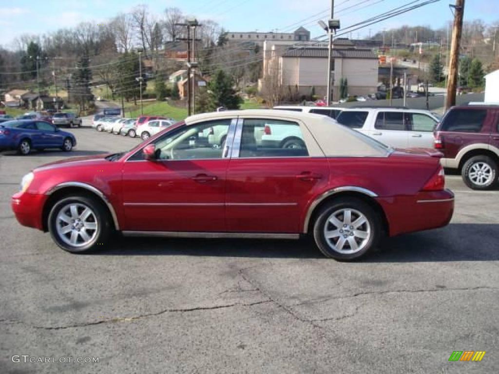 2006 Five Hundred SEL AWD - Redfire Metallic / Pebble Beige photo #6