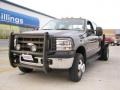 2007 Dark Shadow Grey Metallic Ford F350 Super Duty XL Crew Cab 4x4 Chassis  photo #2