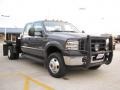 2007 Dark Shadow Grey Metallic Ford F350 Super Duty XL Crew Cab 4x4 Chassis  photo #4