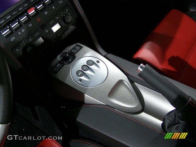 2008 Gallardo Spyder E-Gear - Nero Serapis / Black/Red photo #9