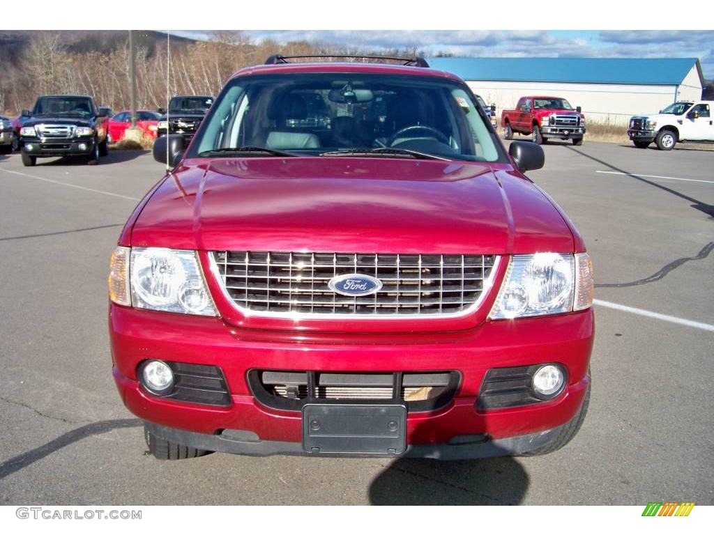 2005 Explorer Limited 4x4 - Redfire Metallic / Graphite photo #2