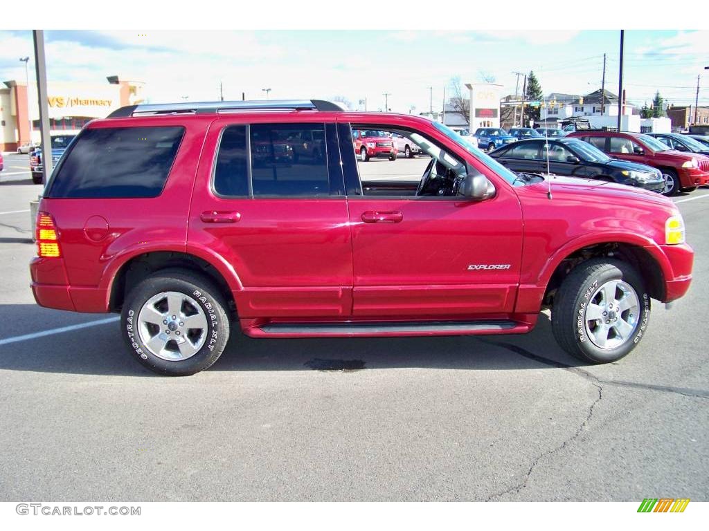 2005 Explorer Limited 4x4 - Redfire Metallic / Graphite photo #4