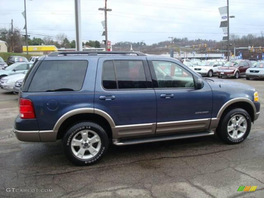 2004 Explorer Eddie Bauer 4x4 - Medium Wedgewood Blue Metallic / Medium Parchment photo #5