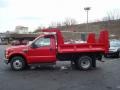 Red - F350 Super Duty XL Regular Cab Chassis Dump Truck Photo No. 6