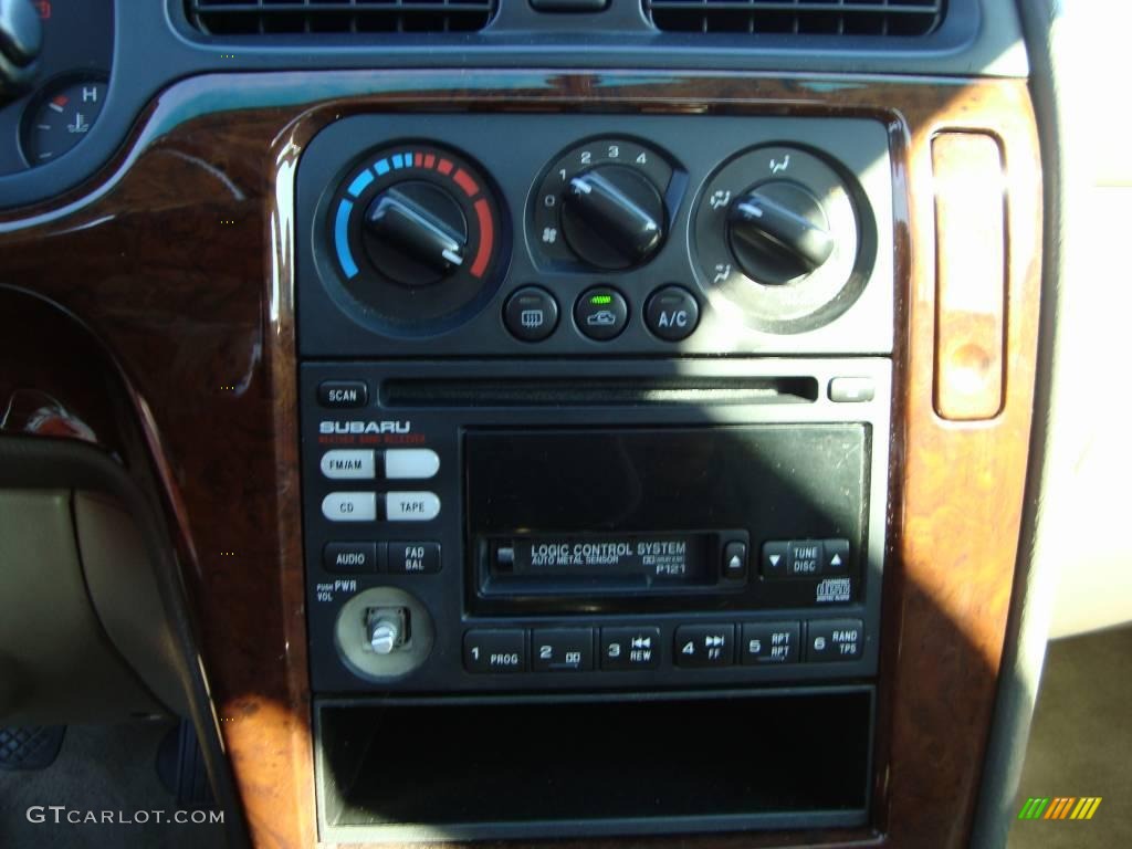 2001 Outback Limited Wagon - Timberline Green Metallic / Beige photo #14