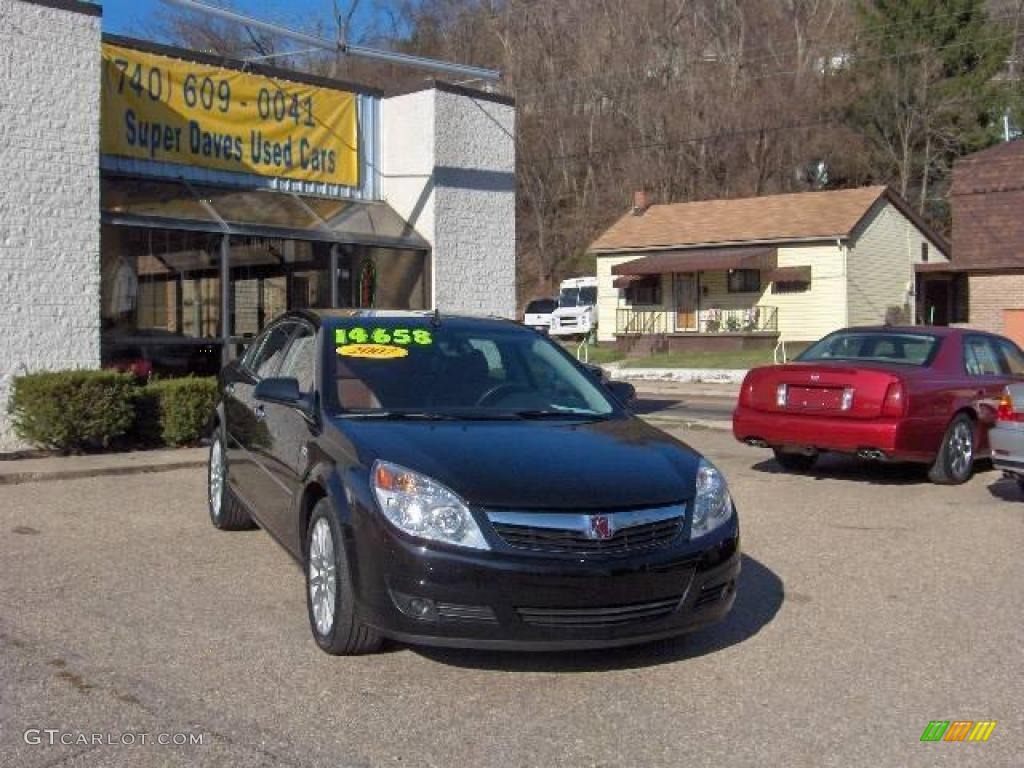 2007 Aura XR - Black Onyx / Morocco Brown photo #1