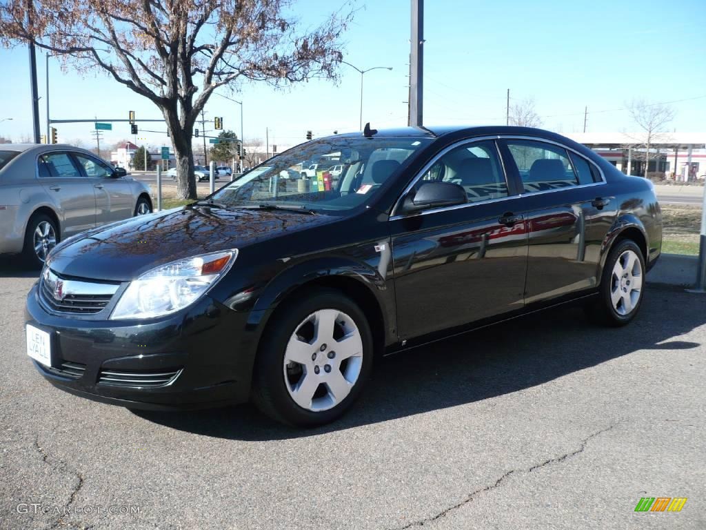 2009 Aura XE - Carbon Flash Metallic / Gray photo #3
