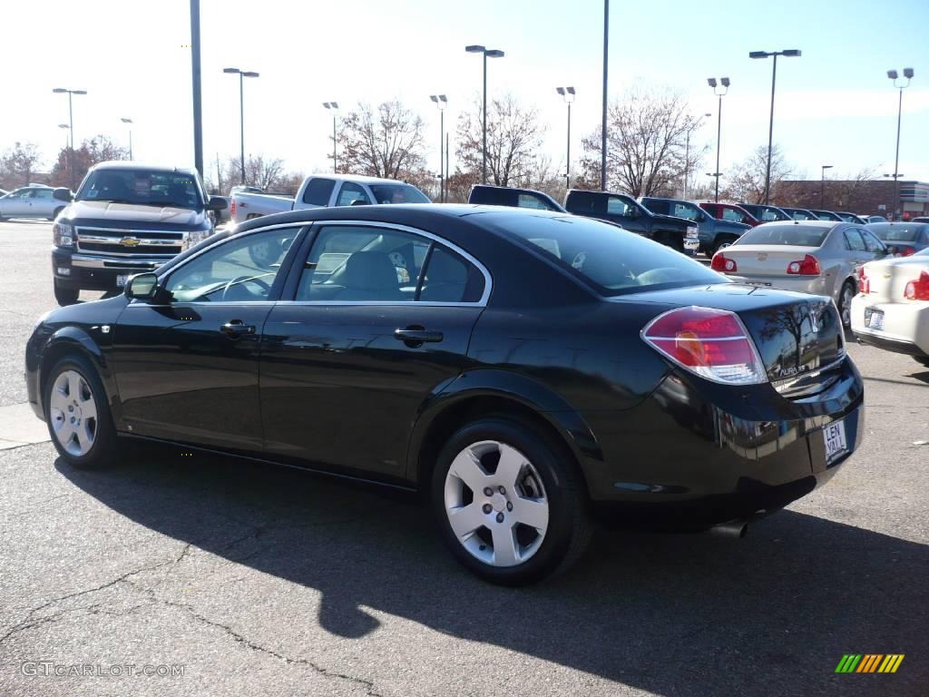 2009 Aura XE - Carbon Flash Metallic / Gray photo #4