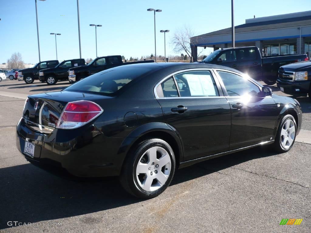 2009 Aura XE - Carbon Flash Metallic / Gray photo #6