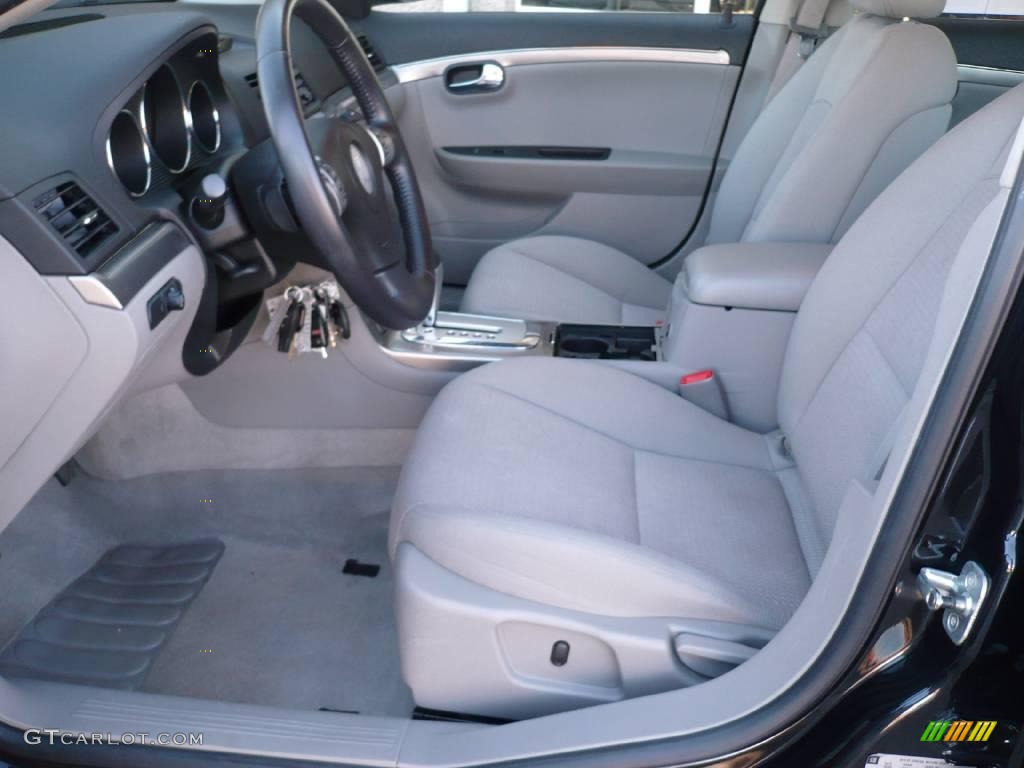 2009 Aura XE - Carbon Flash Metallic / Gray photo #9