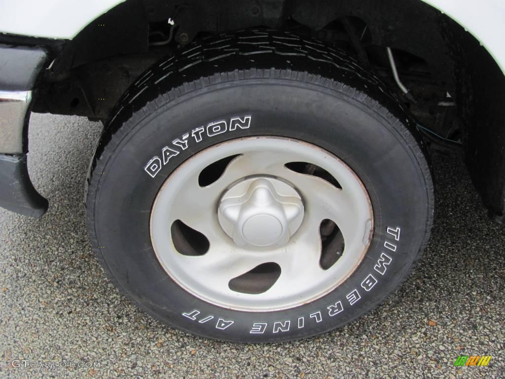 2001 F150 XL Regular Cab - Oxford White / Medium Graphite photo #3