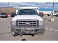 Oxford White - F450 Super Duty XL Regular Cab 4x4 Chassis Dump Truck Photo No. 2