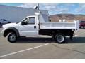 Oxford White - F450 Super Duty XL Regular Cab 4x4 Chassis Dump Truck Photo No. 8
