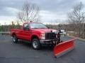 2010 Vermillion Red Ford F250 Super Duty XL Regular Cab 4x4  photo #1