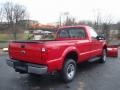 2010 Vermillion Red Ford F250 Super Duty XL Regular Cab 4x4  photo #3