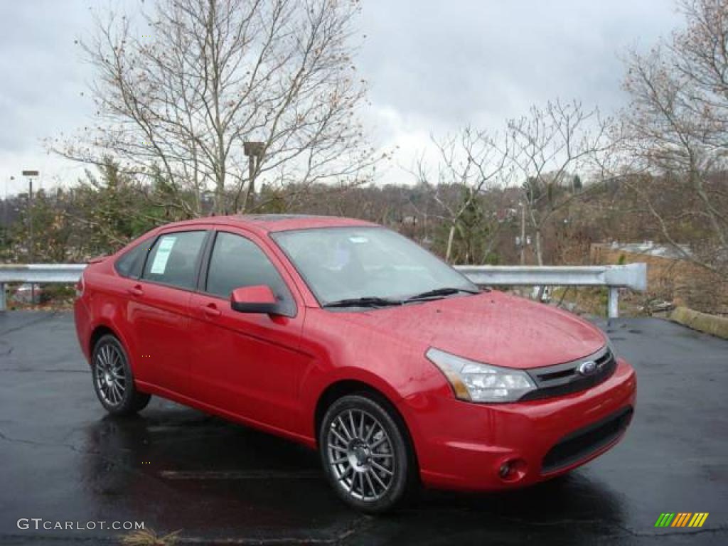 Sangria Red Metallic Ford Focus