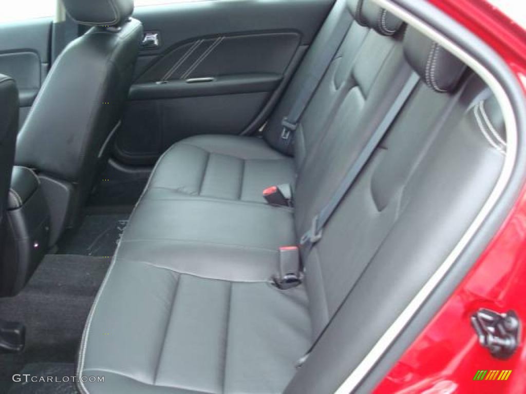 2010 Fusion Sport AWD - Sangria Red Metallic / Charcoal Black/Sport Black photo #11