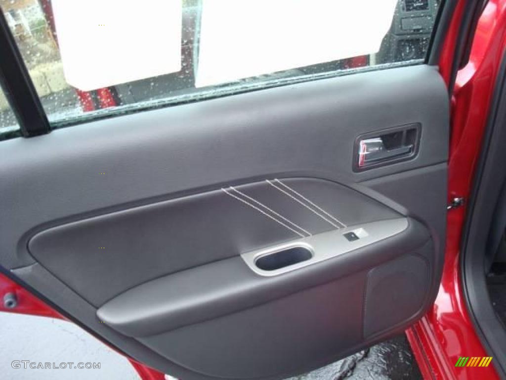 2010 Fusion Sport AWD - Sangria Red Metallic / Charcoal Black/Sport Black photo #13