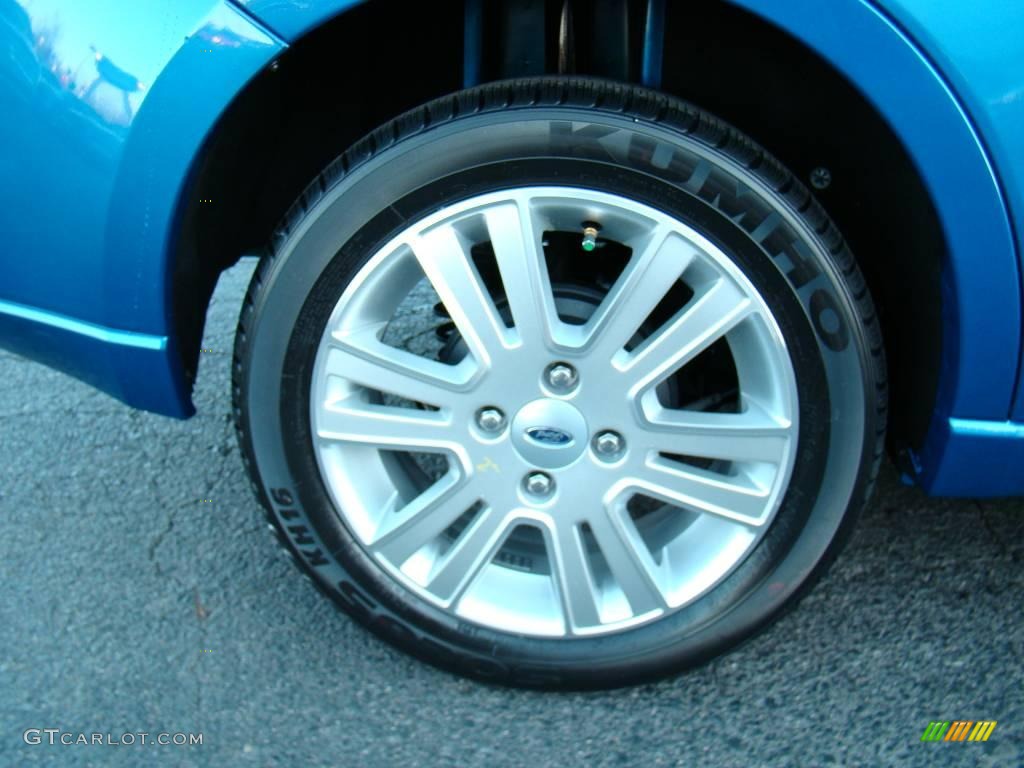 2010 Focus SEL Sedan - Blue Flame Metallic / Medium Stone photo #13
