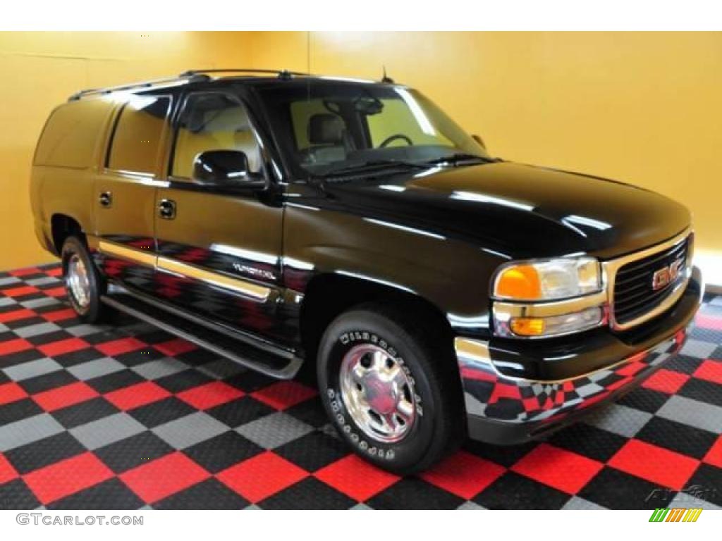 2003 Yukon XL SLT - Onyx Black / Pewter/Dark Pewter photo #1