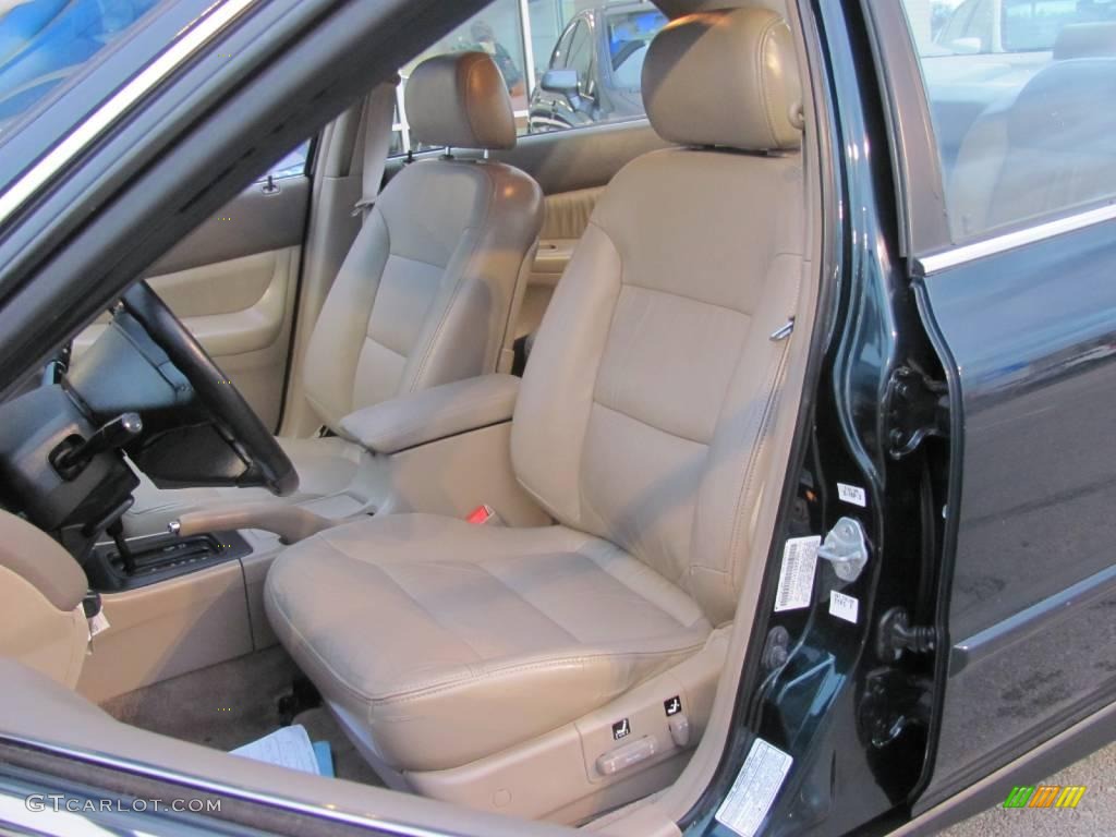1996 Accord EX V6 Sedan - Sherwood Green Pearl Metallic / Beige photo #11
