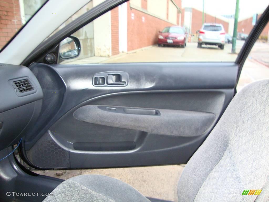 1996 Civic EX Coupe - Granada Black Pearl Metallic / Black photo #12