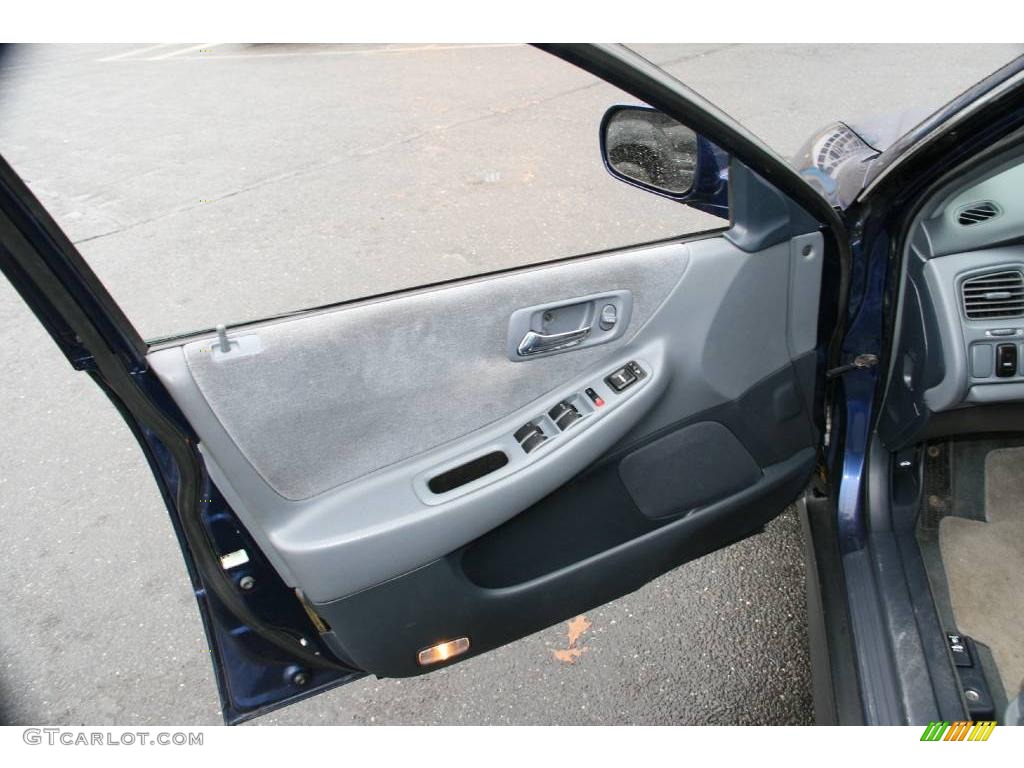 2002 Accord LX Sedan - Eternal Blue Pearl / Quartz Gray photo #17