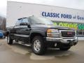 2004 Onyx Black GMC Sierra 1500 SLE Extended Cab 4x4  photo #3