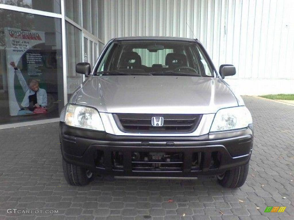 2001 CR-V LX - Satin Silver Metallic / Dark Gray photo #2