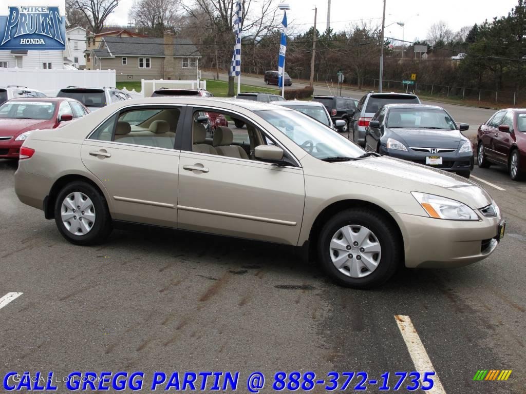 2003 Accord LX Sedan - Desert Mist Metallic / Ivory photo #6