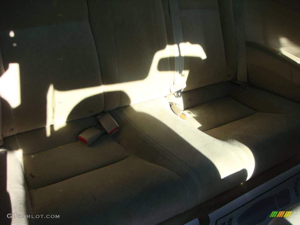 2004 Civic LX Coupe - Vivid Blue Pearl / Ivory Beige photo #12