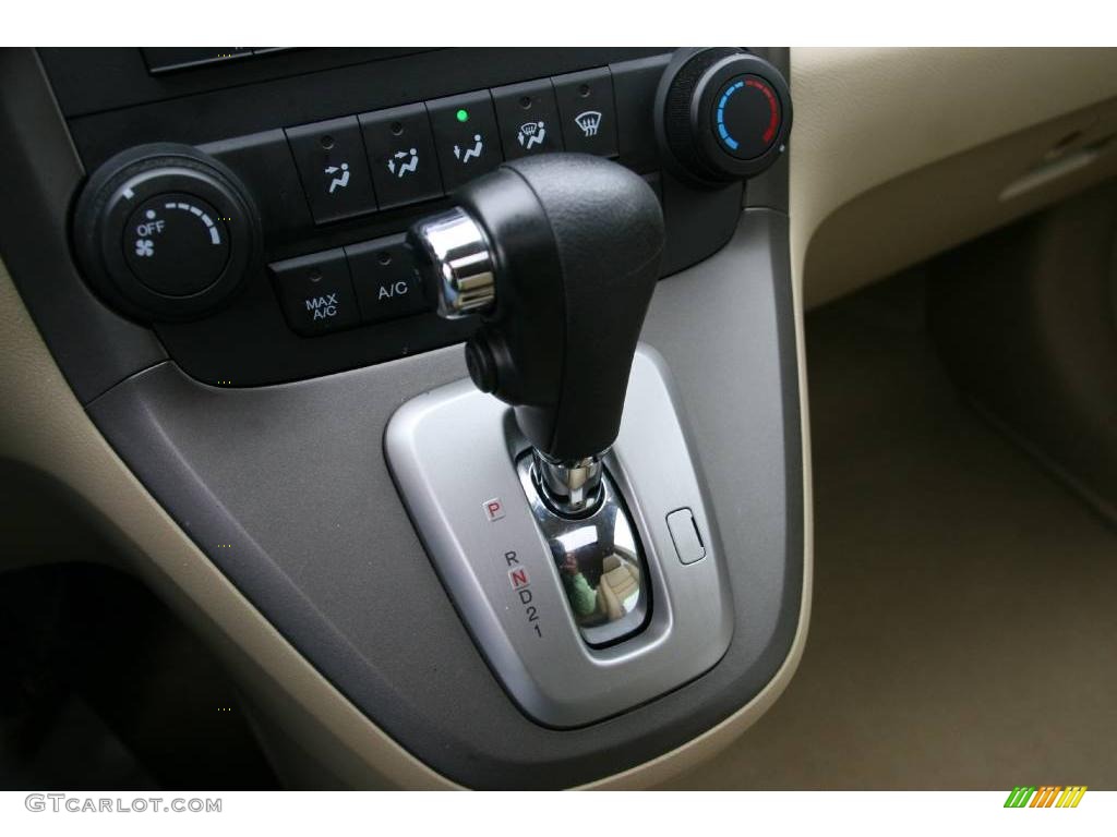 2008 CR-V EX 4WD - Green Tea Metallic / Ivory photo #22