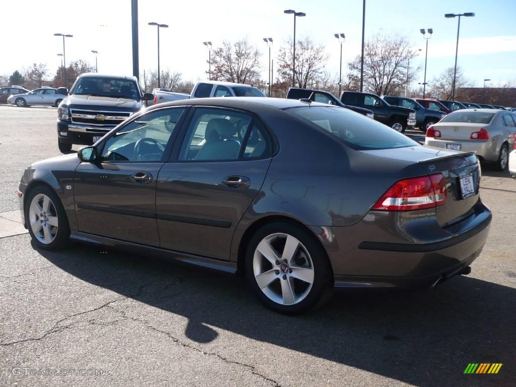 2007 9-3 Aero Sport Sedan - Smoke Beige Metallic / Parchment/Black photo #4