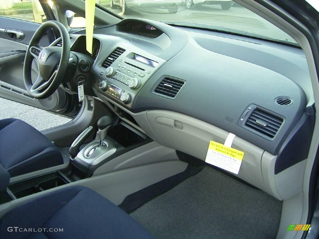 2010 Civic Hybrid Sedan - Magnetic Pearl / Blue photo #16