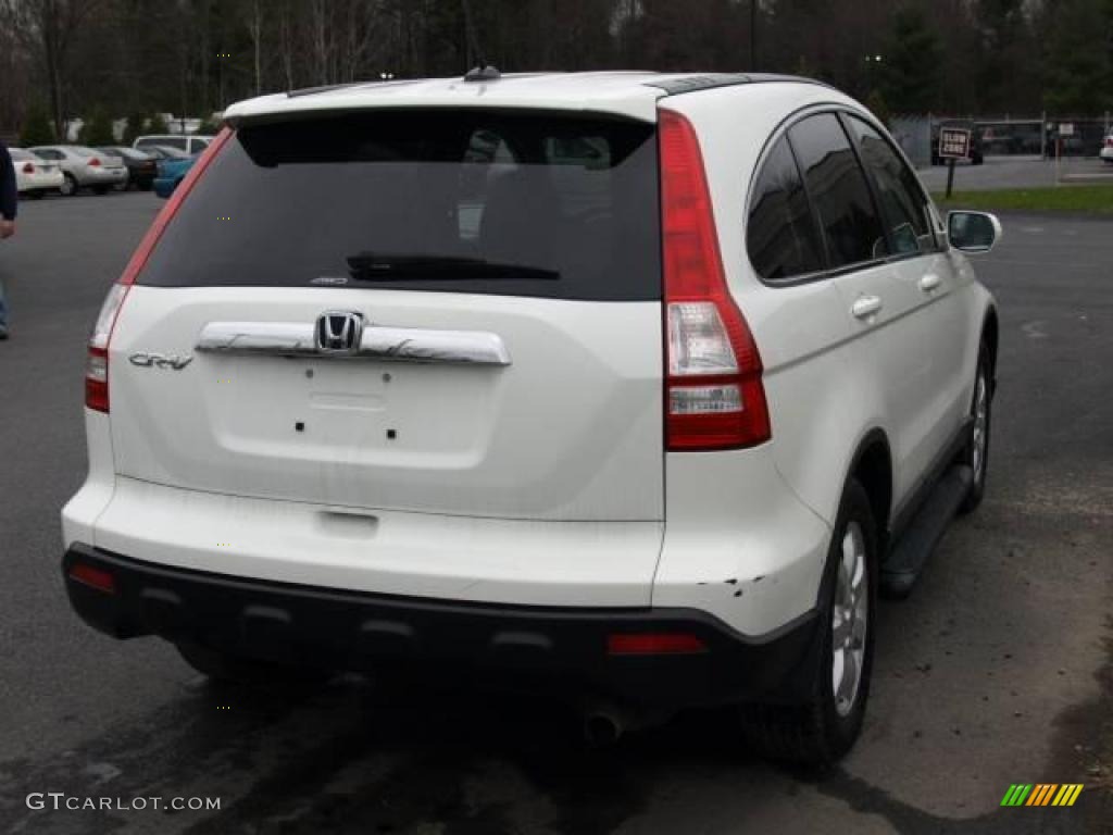 2007 CR-V EX-L 4WD - Taffeta White / Gray photo #4
