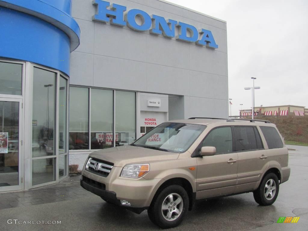2007 Pilot EX 4WD - Desert Rock Metallic / Saddle photo #1