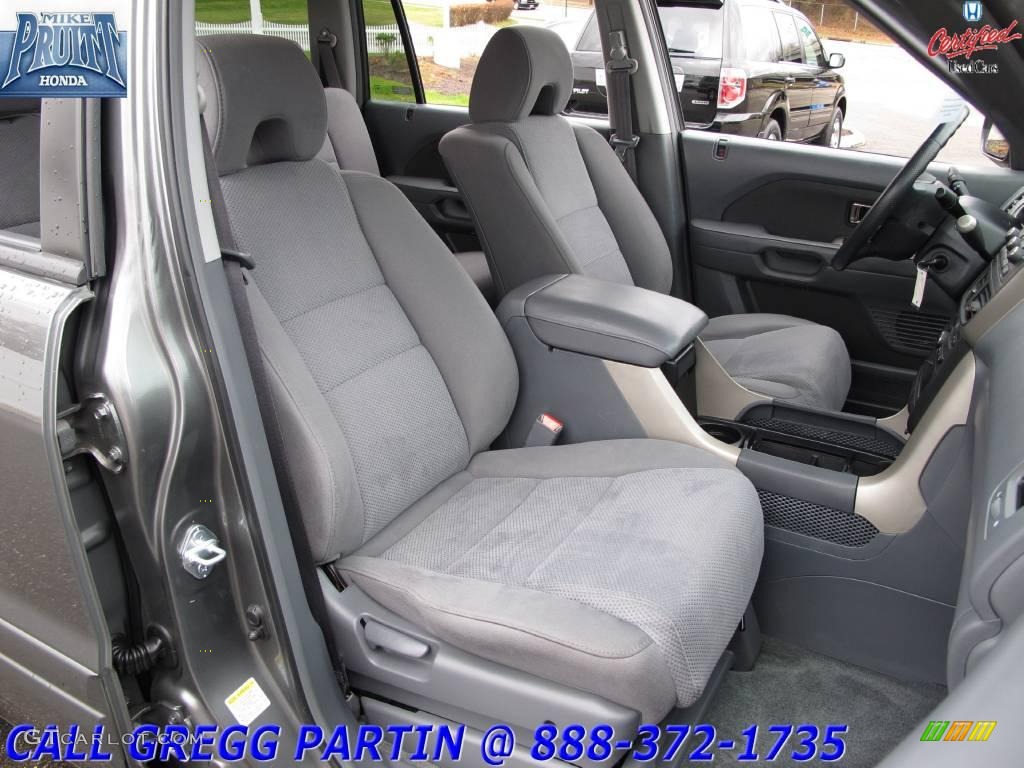 2007 Pilot EX 4WD - Nimbus Gray Metallic / Gray photo #16