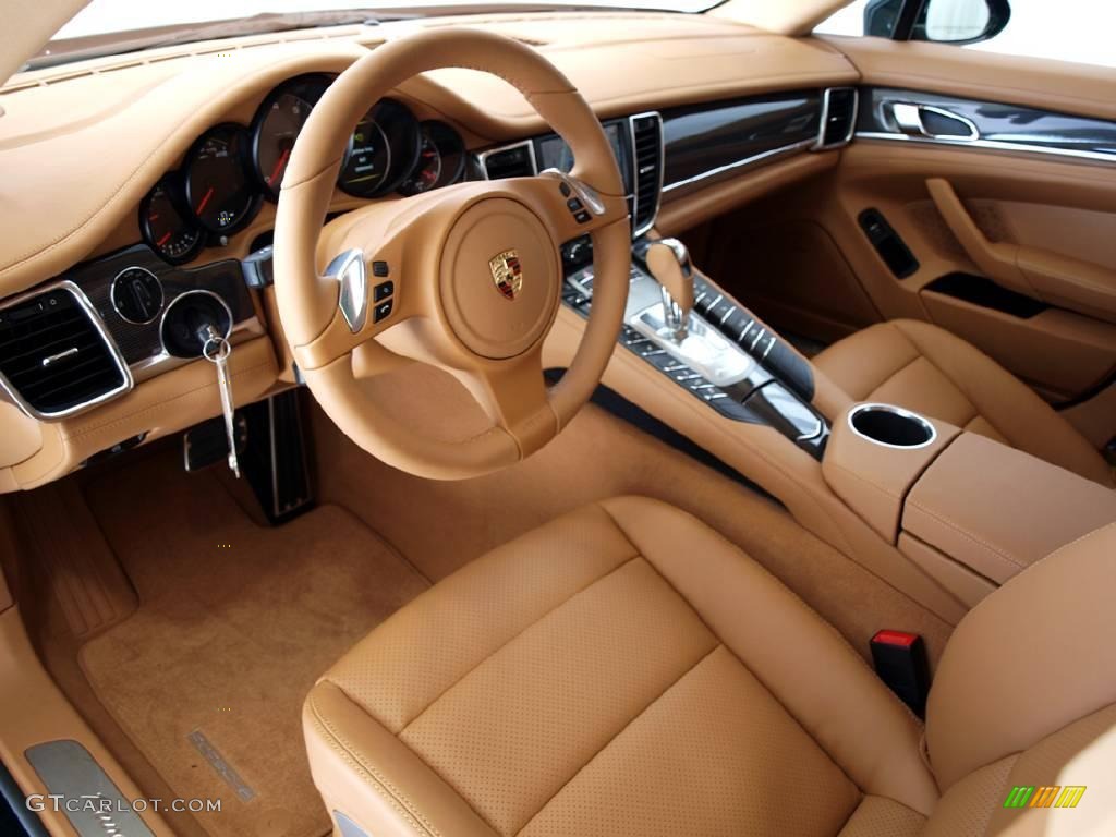 2010 Panamera 4S - Jet Green Metallic / Luxor Beige photo #10