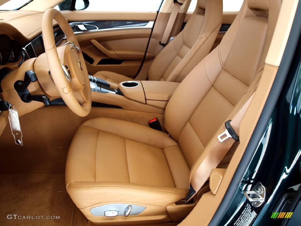 2010 Panamera 4S - Jet Green Metallic / Luxor Beige photo #14