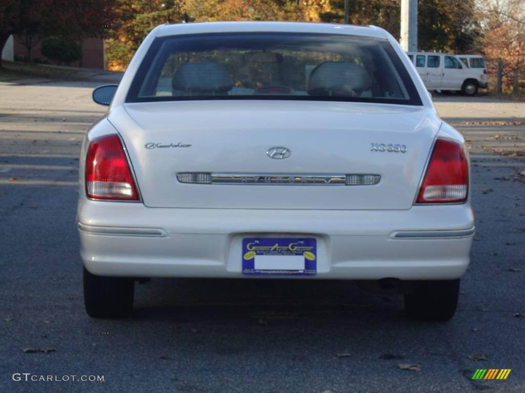 2002 XG350 L Sedan - Ivory White Pearl / Beige photo #6
