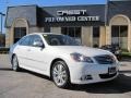 Moonlight White 2009 Infiniti M 45x AWD Sedan