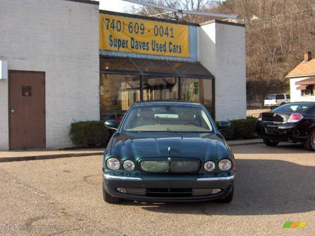 2004 XJ XJR - Jaguar Racing Green Metallic / Sand photo #4