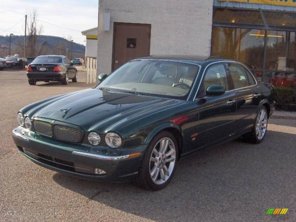 2004 XJ XJR - Jaguar Racing Green Metallic / Sand photo #6