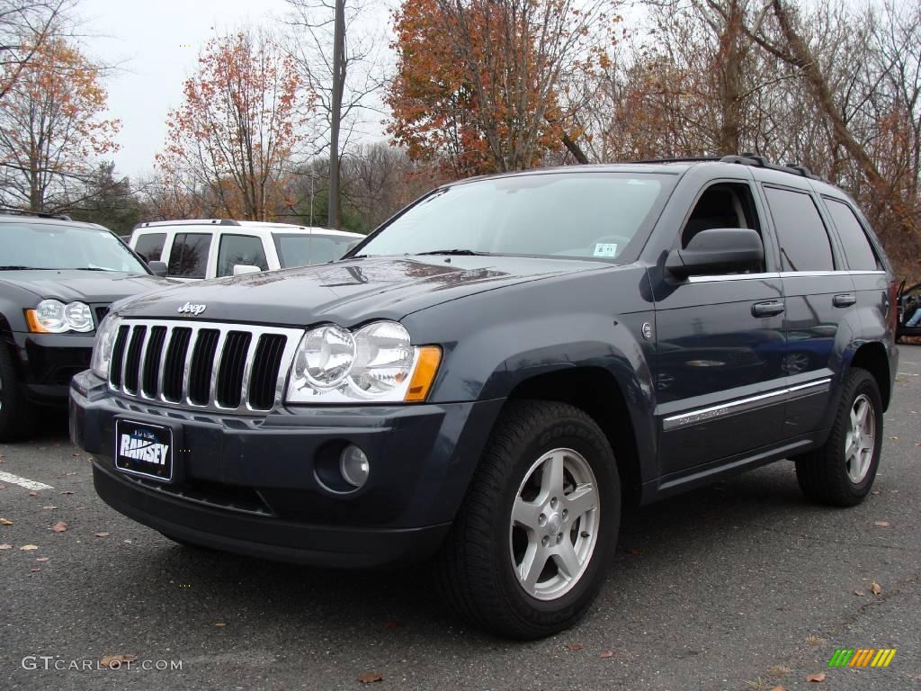 2007 Grand Cherokee Limited 4x4 - Steel Blue Metallic / Medium Slate Gray photo #1