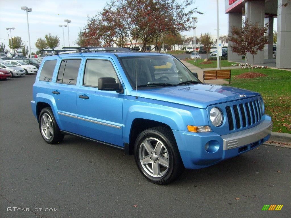 2008 Patriot Limited - Surf Blue Pearl / Dark Slate Gray photo #4