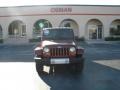 2008 Red Rock Crystal Pearl Jeep Wrangler Unlimited Sahara 4x4  photo #2