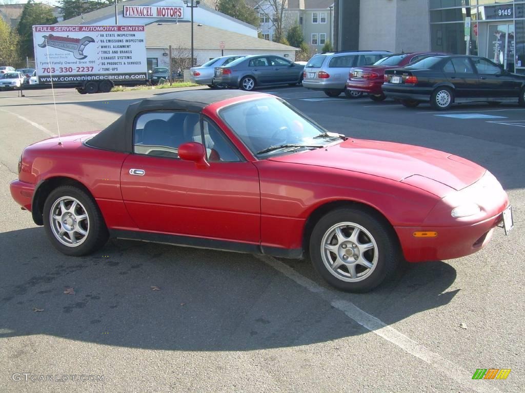 1994 MX-5 Miata Roadster - Classic Red / Black photo #1