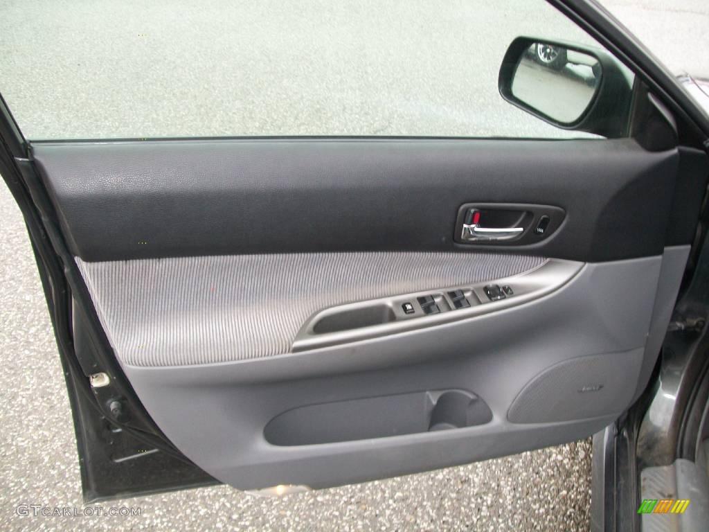 2005 MAZDA6 i Sport Hatchback - Steel Gray Metallic / Gray photo #10
