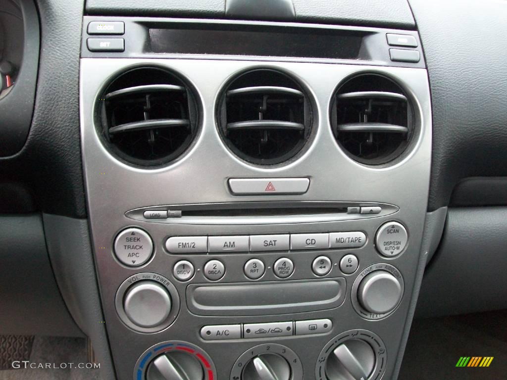 2005 MAZDA6 i Sport Hatchback - Steel Gray Metallic / Gray photo #14